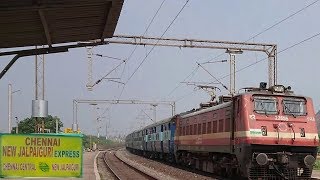 preview picture of video 'Chennai Bound 22612 New Jalpaiguri Chennai Superfast Express Skipping Kolanukonda.'