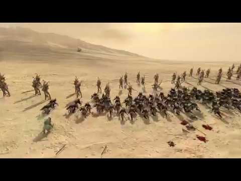 Total War  WARHAMMER 2- 120 Ushabti great bows VS. 3,200 Stormvermin