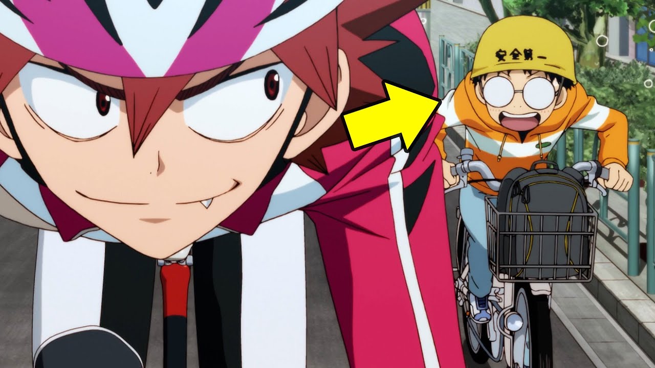 Nobody knows that this frail boy is actually a genius cyclist.【Yowamushi Pedal】01！