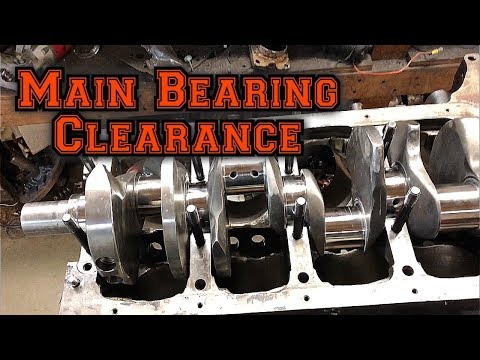 Engine Building,Plastiguage Main Bearings, SBC Budget High Power Build