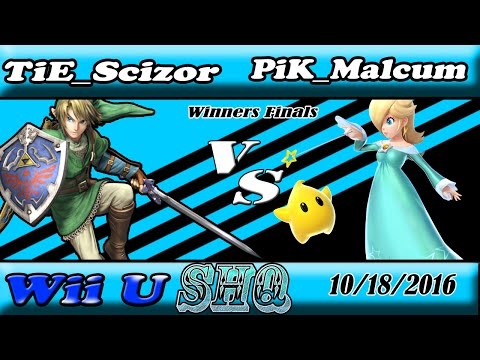 SHQ: The Second Chapter - TiE Scizor (Link) Vs. PiK Malcum (Rosalina) Winners Finals Smash Wii U