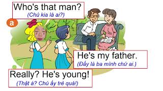 Tiếng Anh lớp 3 - Unit 11: This is my Family! - Hội thoại cô Kate lồng tiếng