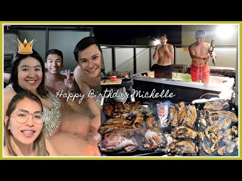 SIMPLE AT MASAYANG BIRTHDAY NI MICHELLE! (SPA POOL + MINI GOLF + BBQ) I RichZigzVlogs