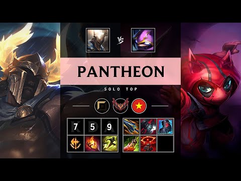 Pantheon Top vs Kennen - VN Grandmaster Patch 25.20