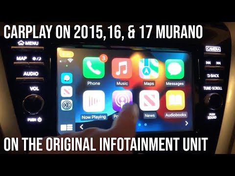 Apple Carplay / Android Auto WORKS on Nissan Murano 2015, 2016, 2017 models. NO NEW HARDWARE NEEDED!