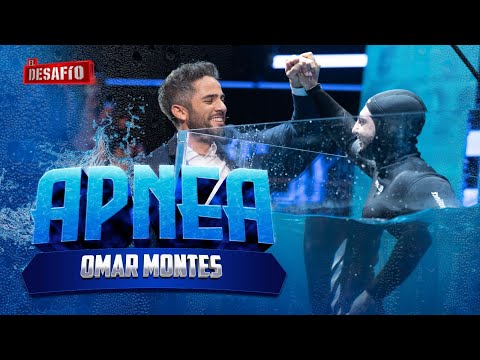 ¡Alucinante! Omar Montes se convierte en 'Aquaman' aguantando 4:23 min. en apnea - El Desafío*