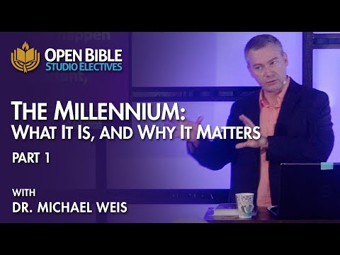 Studio Electives - The Millennium: What it is and Why it is Important Part 1 with Dr. Michael Weis