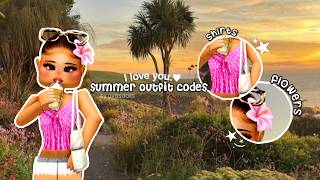 50+ SUMMER BLOXBURG OUTFIT CODES