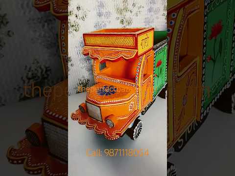 Handmade Big Wooden Truck 18 inch