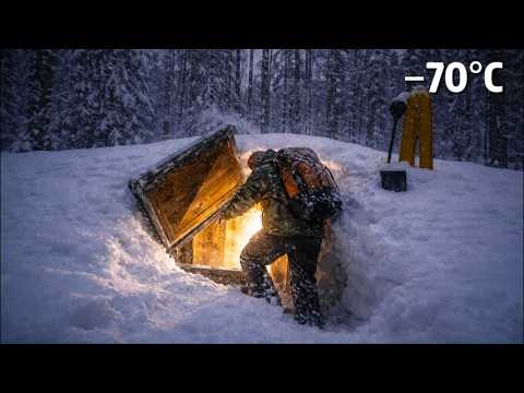 Extreme Winter Survival at −70°C | Underground Shelter