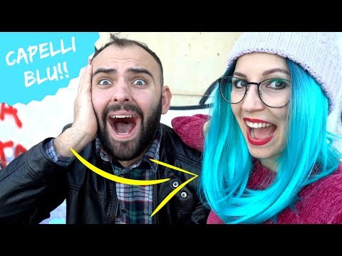 HO TINTO I CAPELLI DI BLU!! *reazione di Vito!*