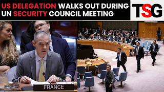 Watch: US Envoys Walk Out as France Criticizes Washington's Human Rights Record | TSG