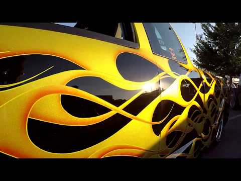 Johnny Magic Motorhead Messiah and Echarger Moonlight Car Show