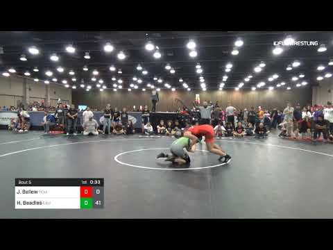 144 Lbs Rr Rnd 2 Jade Ballew Texas C Vs Hailie Beadles California Blue