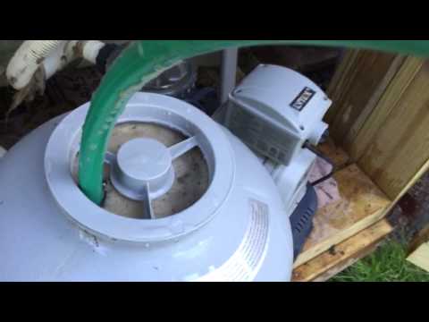 Deep cleaning Intex sand filter