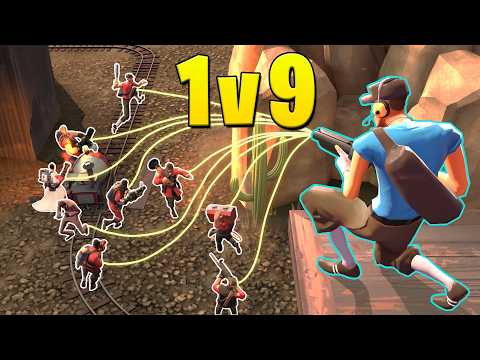 Can I 1v9 a TF2 Team with PERMADEATH Enabled??