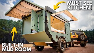 Quick Setup Small Camper with LARGE Kitchen!