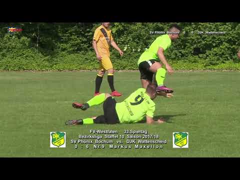FV Westfalen BZ Liga Staffel 10 Saison 2017 18 SV Phönix Bochum vs  DJK Wattenscheiid 21 5 2018