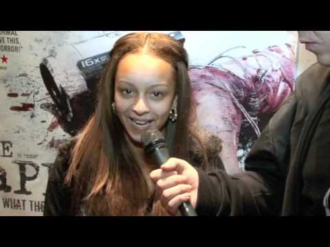 Paige Meade Interview for iFILM LONDON / THE TAPES PREMIERE (LEICESTER SQ)