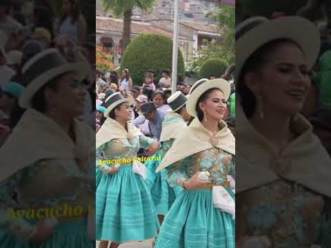 #muñequitaturquesita Asociación Cultural "Cangallo Corazón" en el carnaval ayacuchano #Huamanga