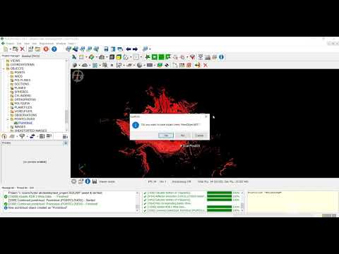 7. Combining Many Point Clouds into one Point Cloud in RiScan Pro (English) || Course in Description