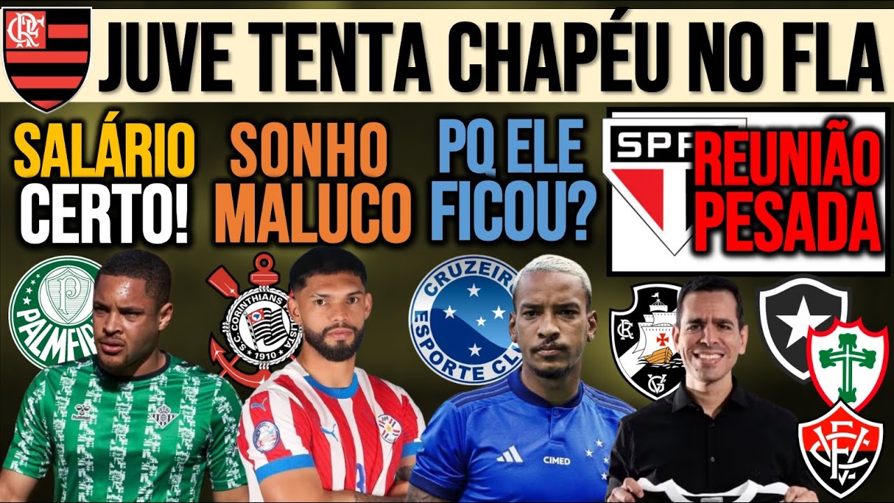 SALÁRIO DO VITOR ROQUE! ALDERETE NO TIMÃO? SP FAZ REUNIÕES! CHAPÉU NO FLA? DUPLA NO VASCO! VITÓRIA+