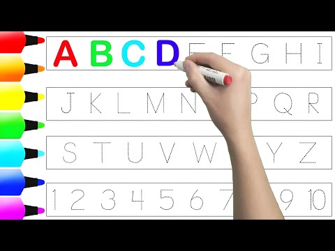 Learn ABCD Alphabets and numbers counting 123.Shapes for kids and Toddlers.ABC phonics song.