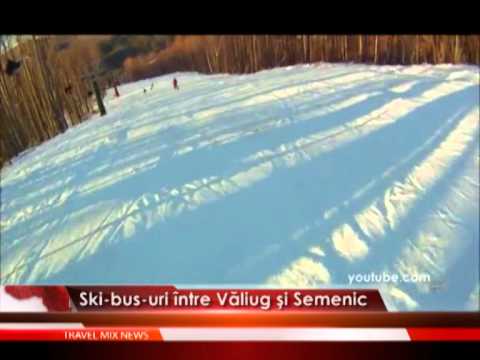 Ski-bus-uri între Văliug şi Semenic