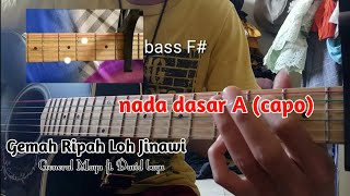 Download lagu KUNCI GITAR GEMAH RIPAH LOH JINAWI GENERAL MAYA UNTUK PEMULA | cover thomas amanti mp3