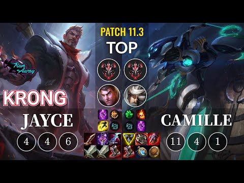 RNW KronG Jayce vs Camille Top - KR Patch 11.3