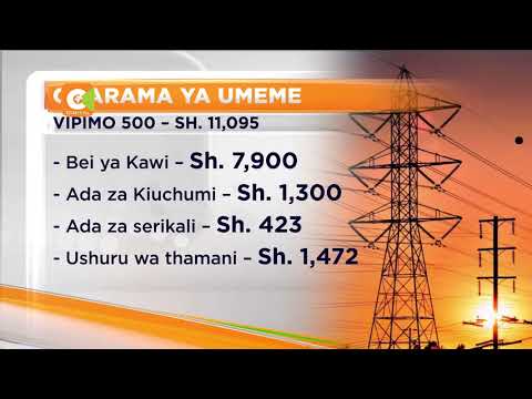 Ufafanuzi wa bili za umeme