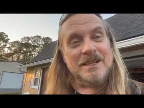 Johnny Van Zant showing us Ronnie's 1955 truck.