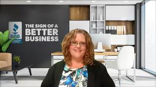 Nancy Beckim highlights BBB's Trusted Professional Accreditation for Independent Contractors