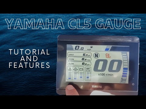 New Yamaha Outboard CL5 Gauge Overview and Tutorial - Boating 101