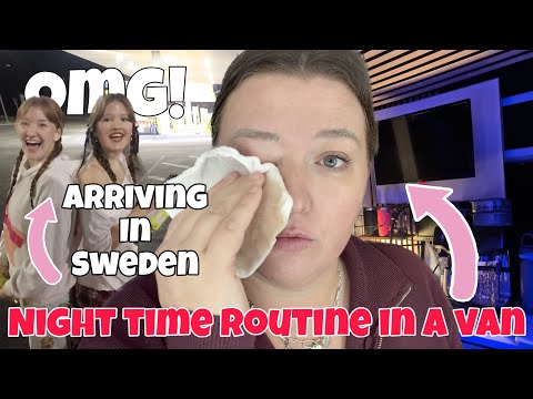 Night Time Routine in a Van with 8 People! Arriving in Sweden & £250 Tolls!