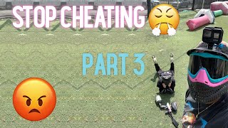 BRO EVERYONES CHEATING // LEARNING TO SHOOT BACK // EXTREME RAGE PAINTBALL