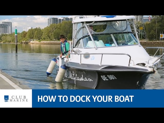 How to dock your boat with Alistair McGlashan