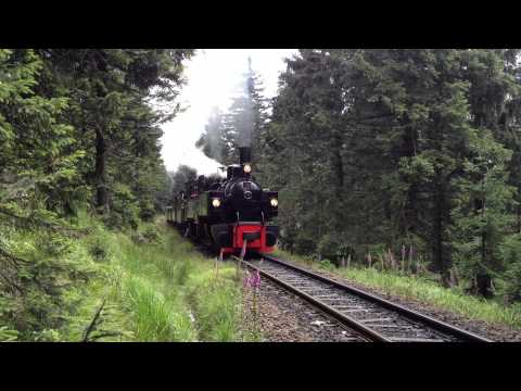 Aus dem Dampfarchiv: 2012 - Lok 105 und HSB-Mallet nahe Goetheweg