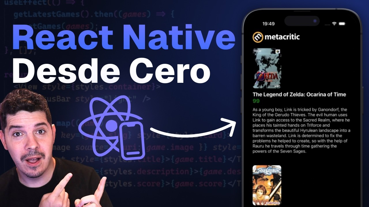 Curso REACT NATIVE para Principiantes + Aplicación DESDE CERO con Expo