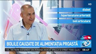 Sfat de Sănătate. Cât dăunează o dietă nesănătoasă