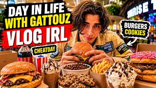 Day in Life with Gattouz… BUT It’s a CHEAT DAY 🍔🍪