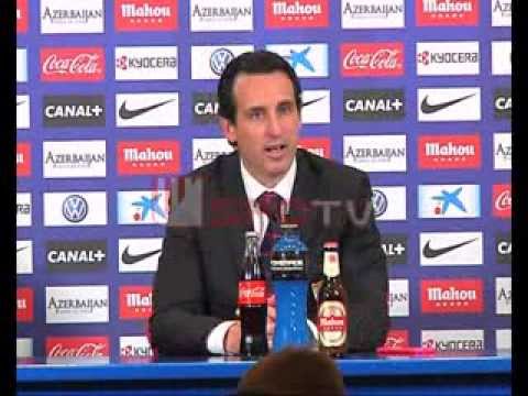 Rueda de prensa de Unai Emery, At.Madrid. Sevilla FC