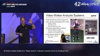 SSAC22: 3D Motion Analysis finally has a "Magic Camera": A pioneer's journey of how we got here