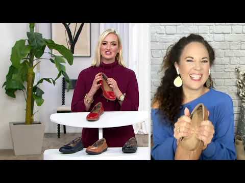 Earth Origins Perforated Leather Flats - Fiona on QVC