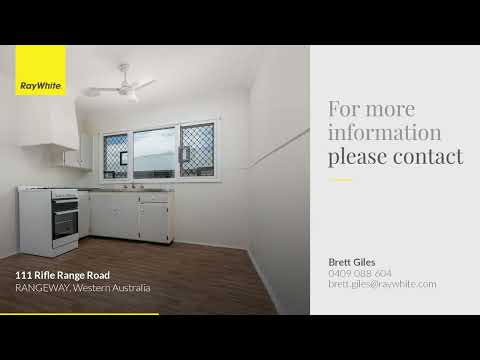 111 Rifle Range Road, Rangeway, WA 6530, 3 Kuwarto, 1 Banyo, House