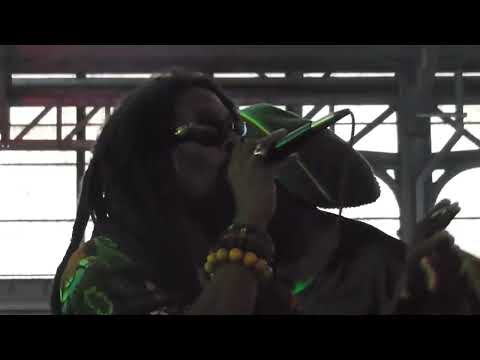 JAH TUBBYS & PROF NATTY & GREGORY FABULOUS play DIXIE PEACH POLITICS REGGAE BUS 2013