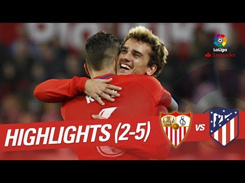 Highlights Sevilla FC vs Atlético de Madrid (2-5)