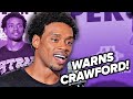 Errol Spence Jr "PISS & SH** BLOOD warning to Crawford in bold first words at Grand Arrival!