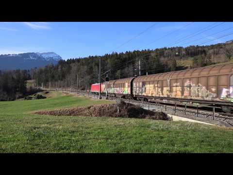 Trains through Arth-Goldau 1