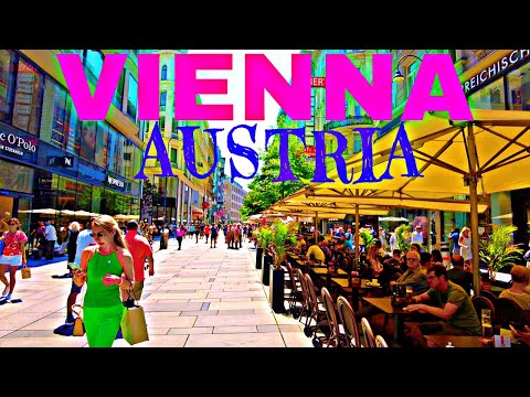 Vienna AUSTRIA 4k Walking Tour | Summer Walk 2022 | 4K City Life